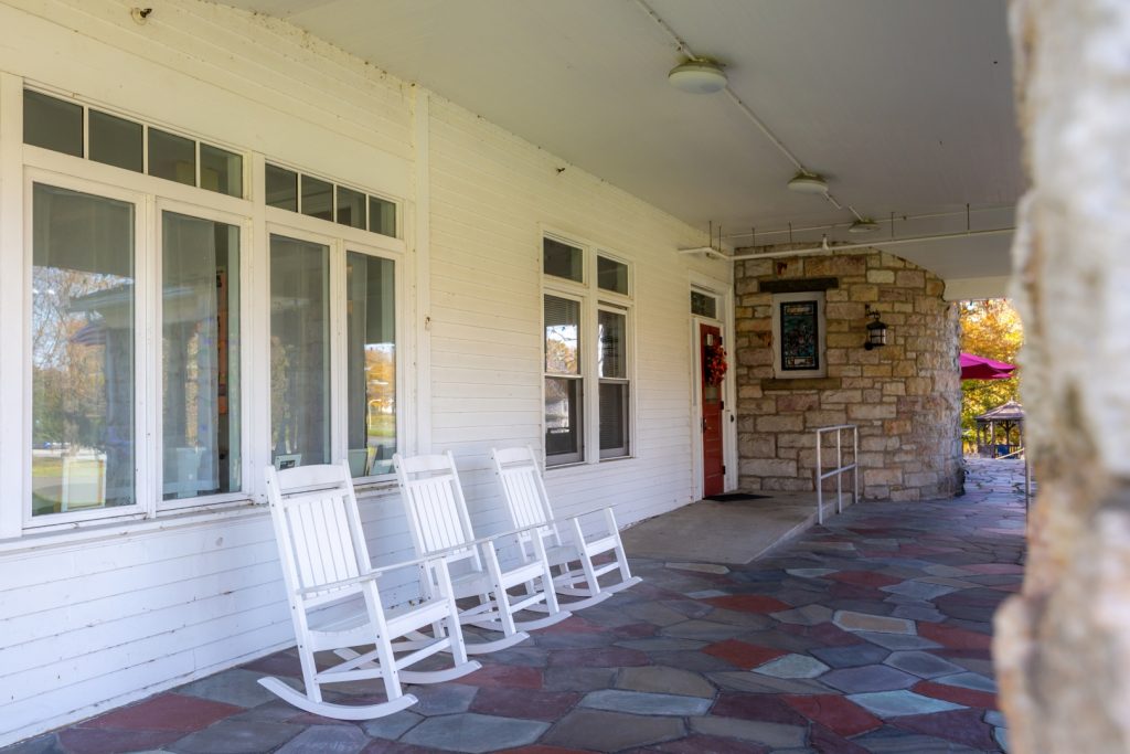 View of the porch